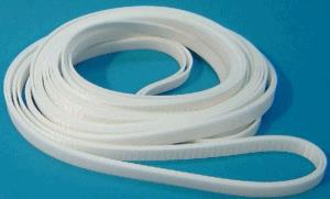 MPI01133, Flat strip, white silicone strip