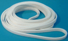 MPI01133, Flat strip, white silicone strip