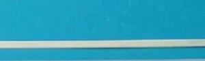 MPI01136, Flat strip, white silicone strip
